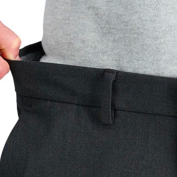 Haggar Men's Flex Dress Pant Dark Gray - Picture 5 of 7